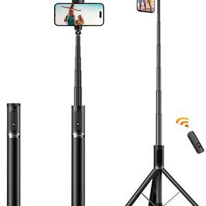 ATUMTEK Bluetooth 157cm Selfie Stick Tripod Extendable All-in-One